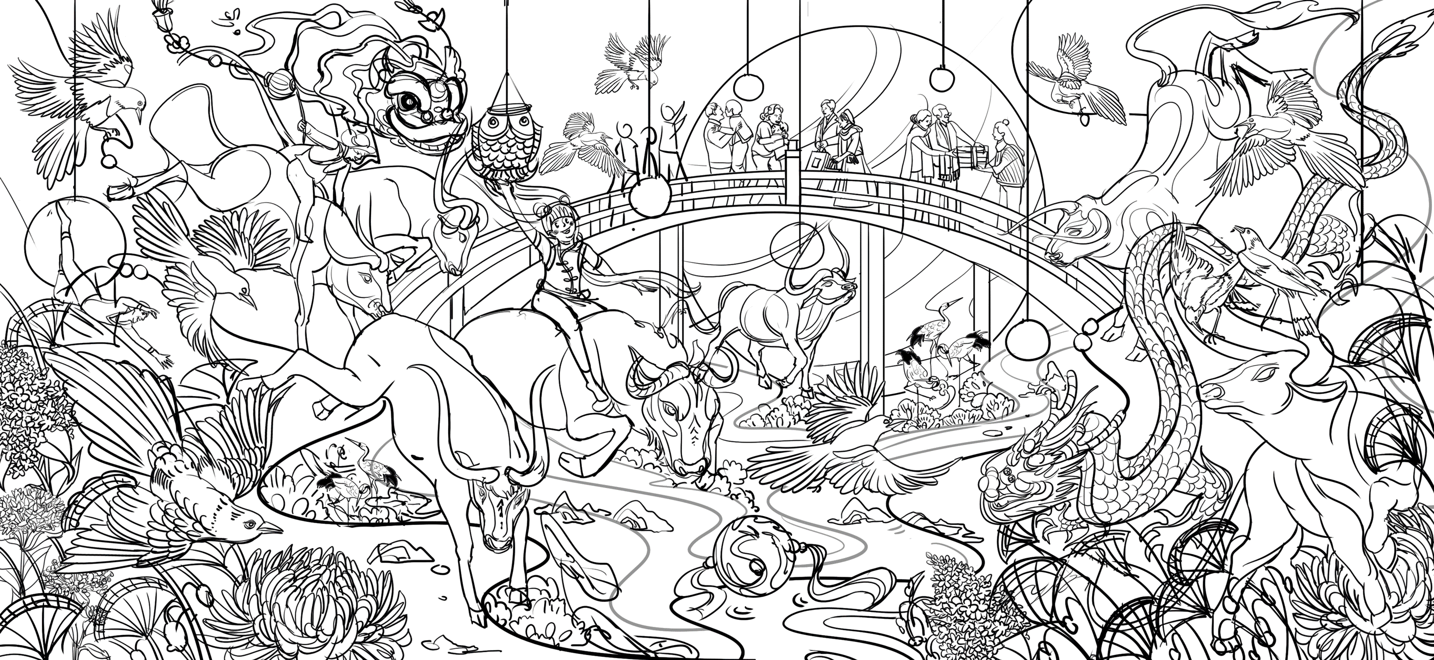 2021牛贺新春-牛年插画（图ZMjM2NTY5Mzk2） - 商业插画 - 站酷设计师李耀辉TONG原创素材 - 站酷ZCOOL