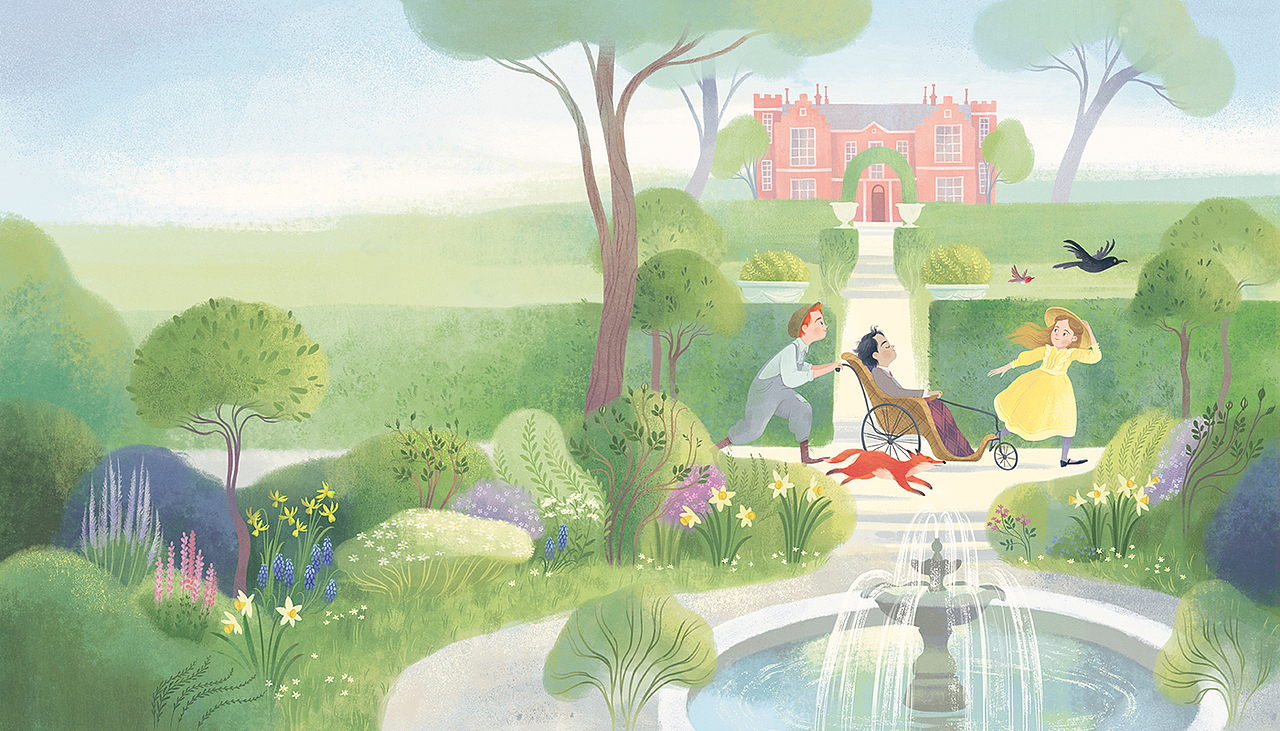 The Secret Garden 秘密花园（图ZMjk0MTQxNDk2） - 绘本 - 站酷设计师gitkadraws原创素材 - 站酷ZCOOL