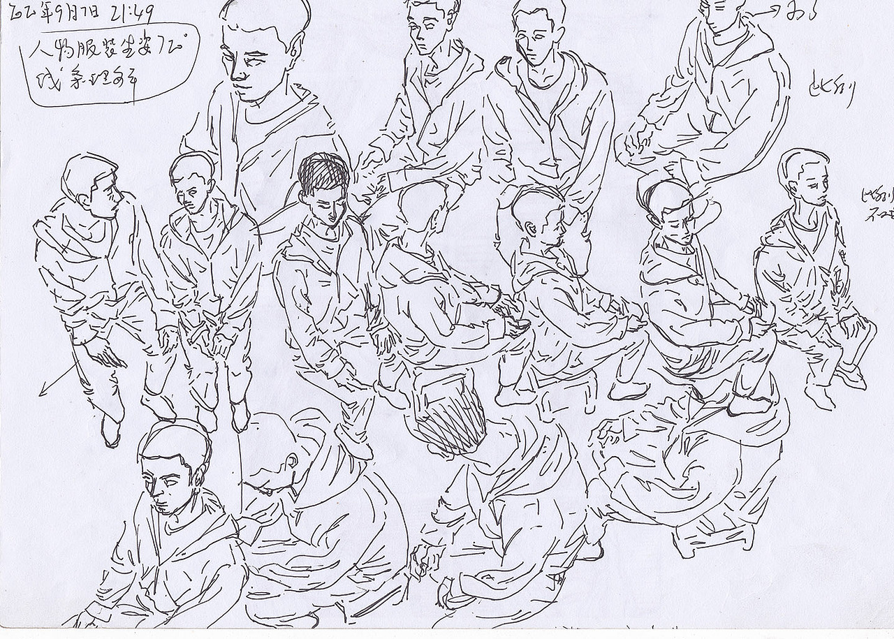 人物720度动作透视线条练习（图ZMjQwOTEwMzg4） - 创作习作 - 站酷设计师田红心原创素材 - 站酷ZCOOL