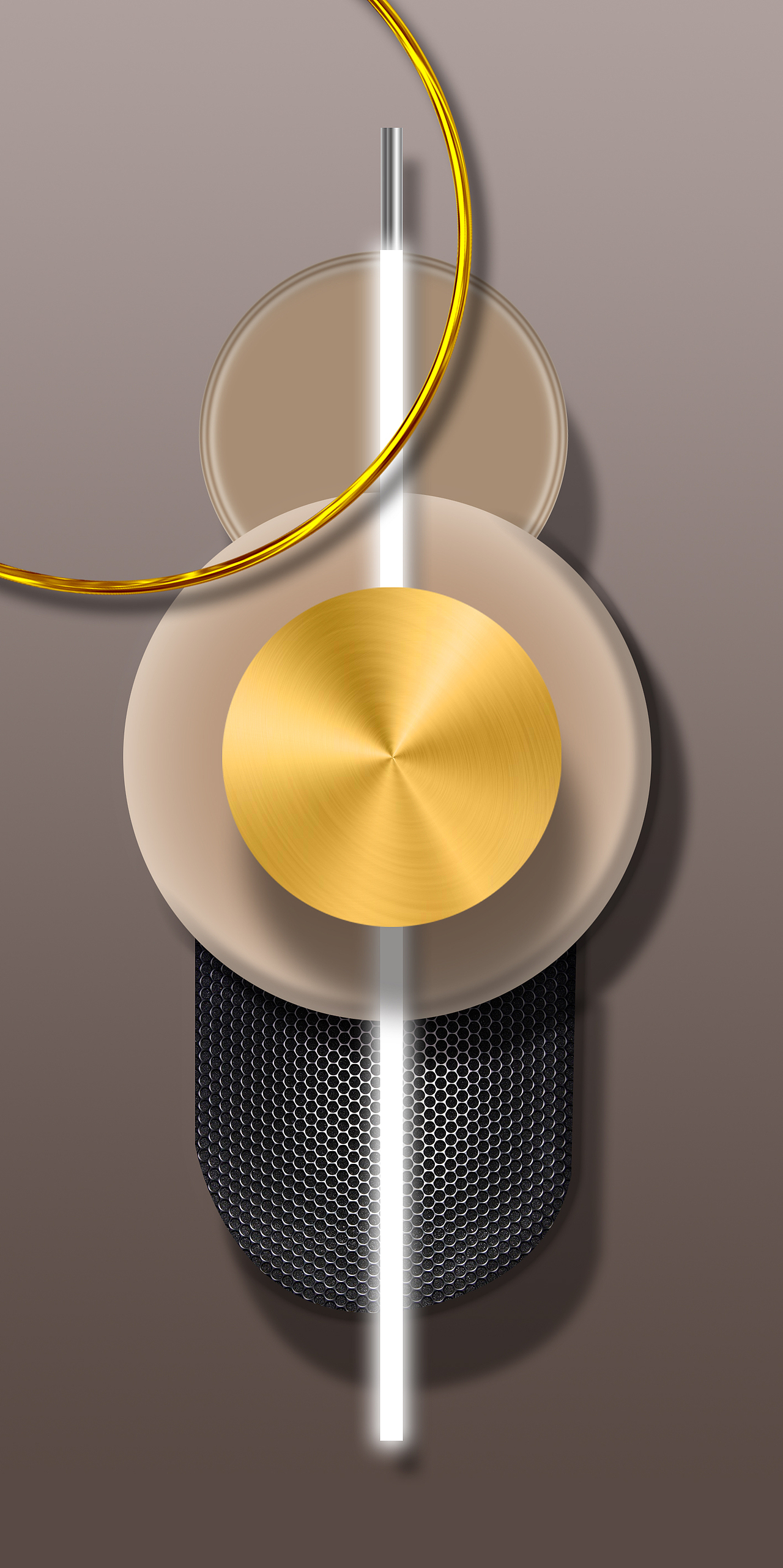 客厅三联画轻奢现代工装风