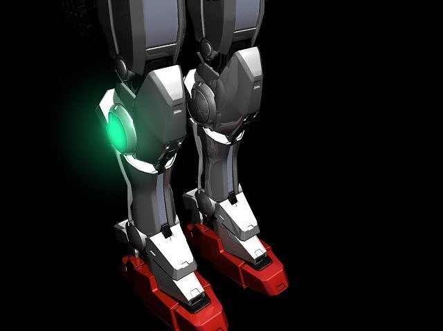 大学时代做的3D建模 高达00