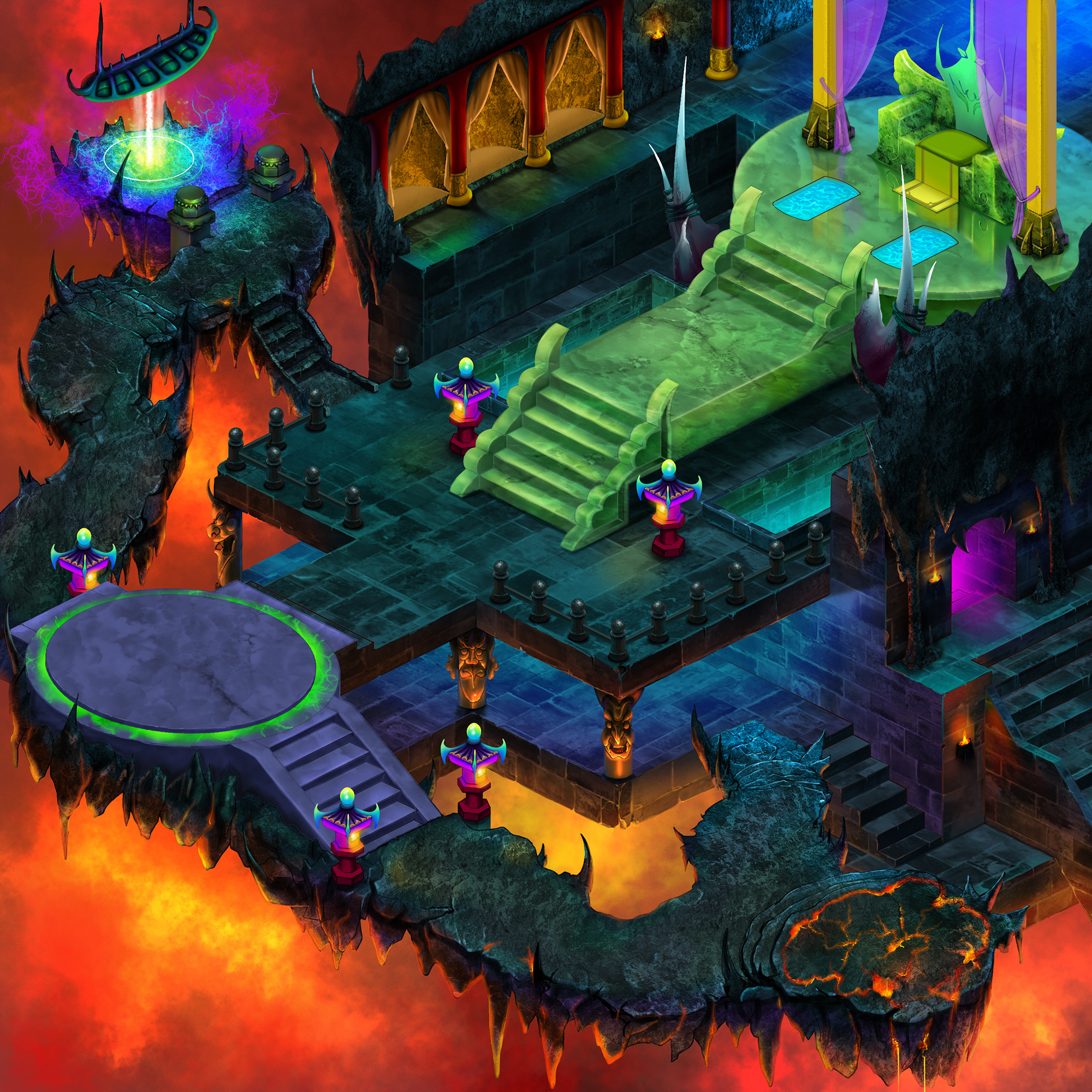 山洞场景绘制|插画|游戏原画|张观政 - 原创作品 - 站酷 (zcool)