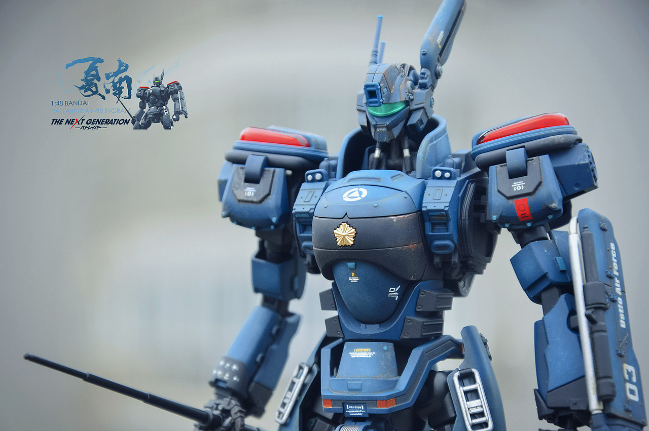 万代1:48 机动警察 av98英格拉姆