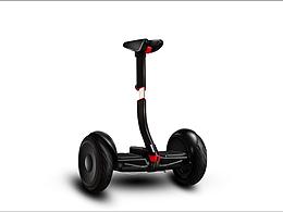 黑色平衡代步車