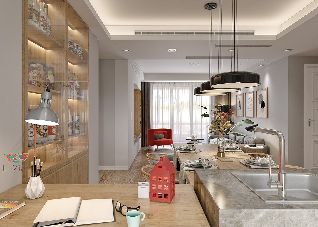 普通住宅空间（图ZODk3MjM2MzY=） - 家装设计 - 站酷设计师L一Xiao原创素材 - 站酷ZCOOL