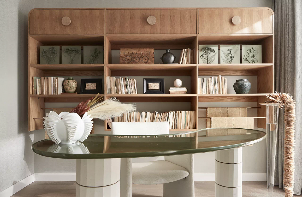 东方韵味混搭法式浪漫,用艺术美学演绎 388㎡ 墅居