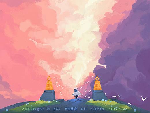 2022光遇插畫總結（個人主頁-ZNjMzMzQ3NjA=） - 創(chuàng)作習作 - 站酷設計師海蝕弦音原創(chuàng)素材 - 站酷ZCOOL