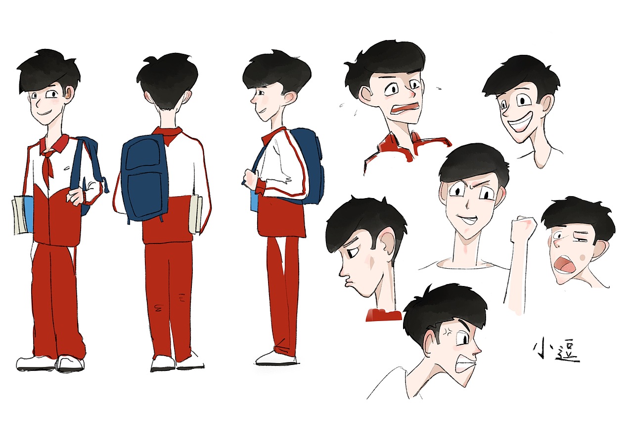 人设稿（图ZNjM2NTMyNDg=） - 儿童插画 - 站酷设计师泽州ZZ原创素材 - 站酷ZCOOL