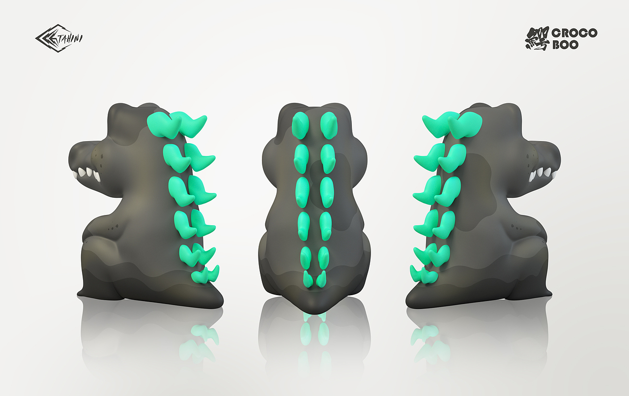 >CROCO-BOO/鳄鱼宝/潮玩（图ZMjAxMjA0NDYw） - 玩具 - 站酷设计师x芝麻匠x原创素材 - 站酷ZCOOL