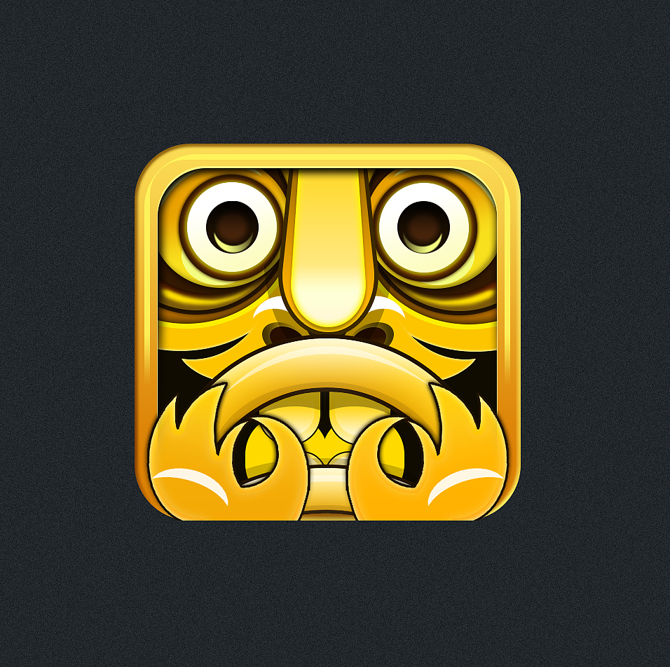 临摹练习神庙逃亡图标