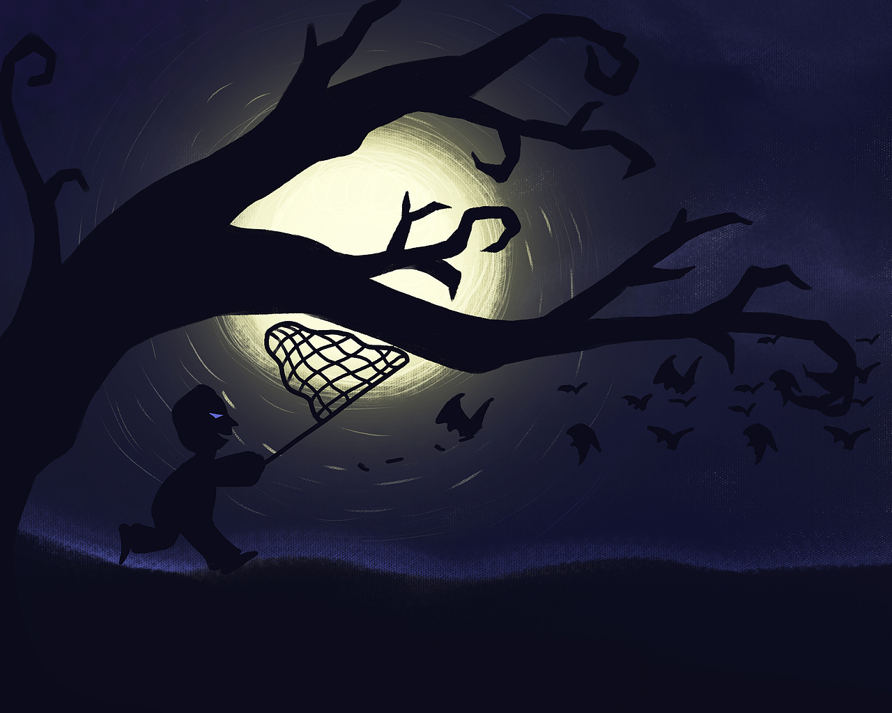 一只蝙蝠的報復（圖ZMTk0NjAzMTcy） - 創(chuàng)作習作 - 站酷設計師vivi尤微米原創(chuàng)素材 - 站酷ZCOOL