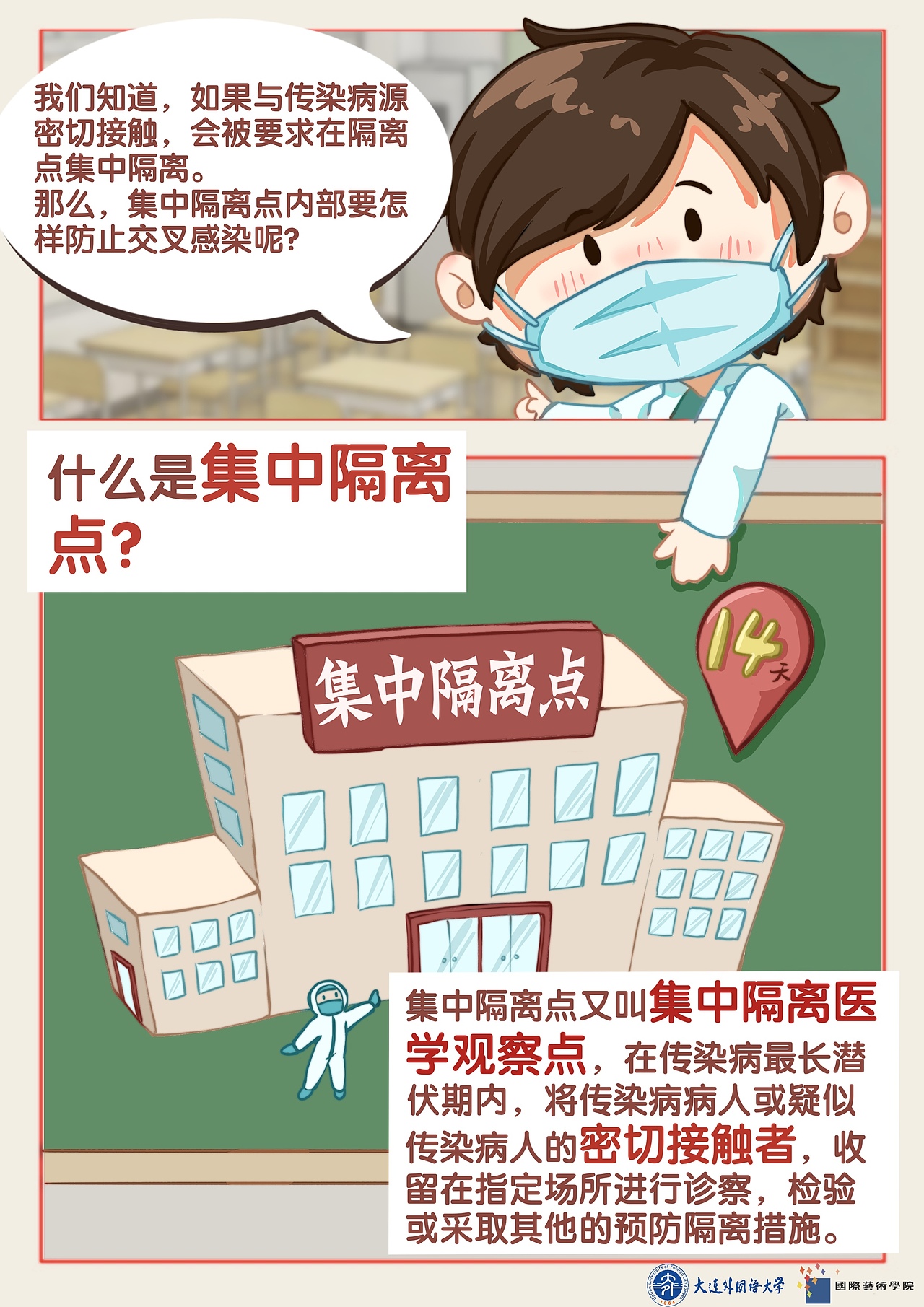 防疫小漫画《画说隔离点》（图ZMjk2NDI5Mjgw） - 短篇/格漫 - 站酷设计师冰麒麟好好7原创素材 - 站酷ZCOOL