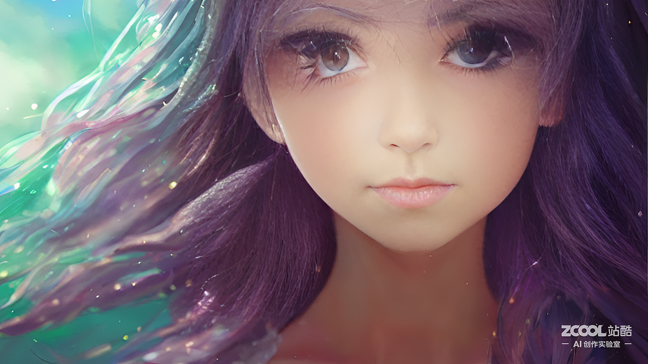 诡异的大眼女孩