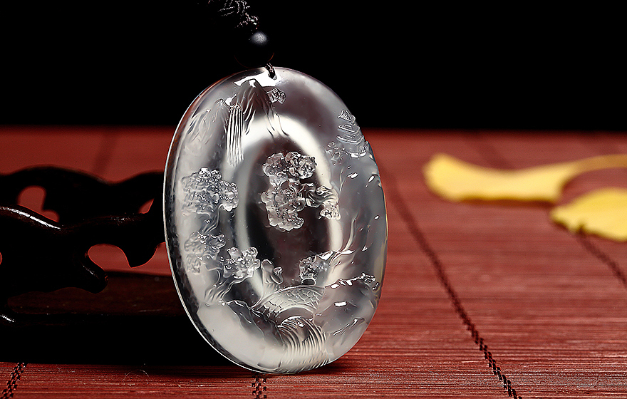 收藏级冰种精雕水润【高山流水山水牌】翡翠挂件（图ZNjU1MzE3MDQ=） - 电商 - 站酷设计师sky827原创素材 - 站酷ZCOOL