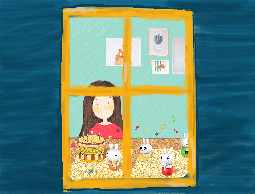 女孩與美美兔的那些事（圖ZOTY3MTIyMDA=） - 概念設(shè)定 - 站酷設(shè)計師mavis芷茵原創(chuàng)素材 - 站酷ZCOOL