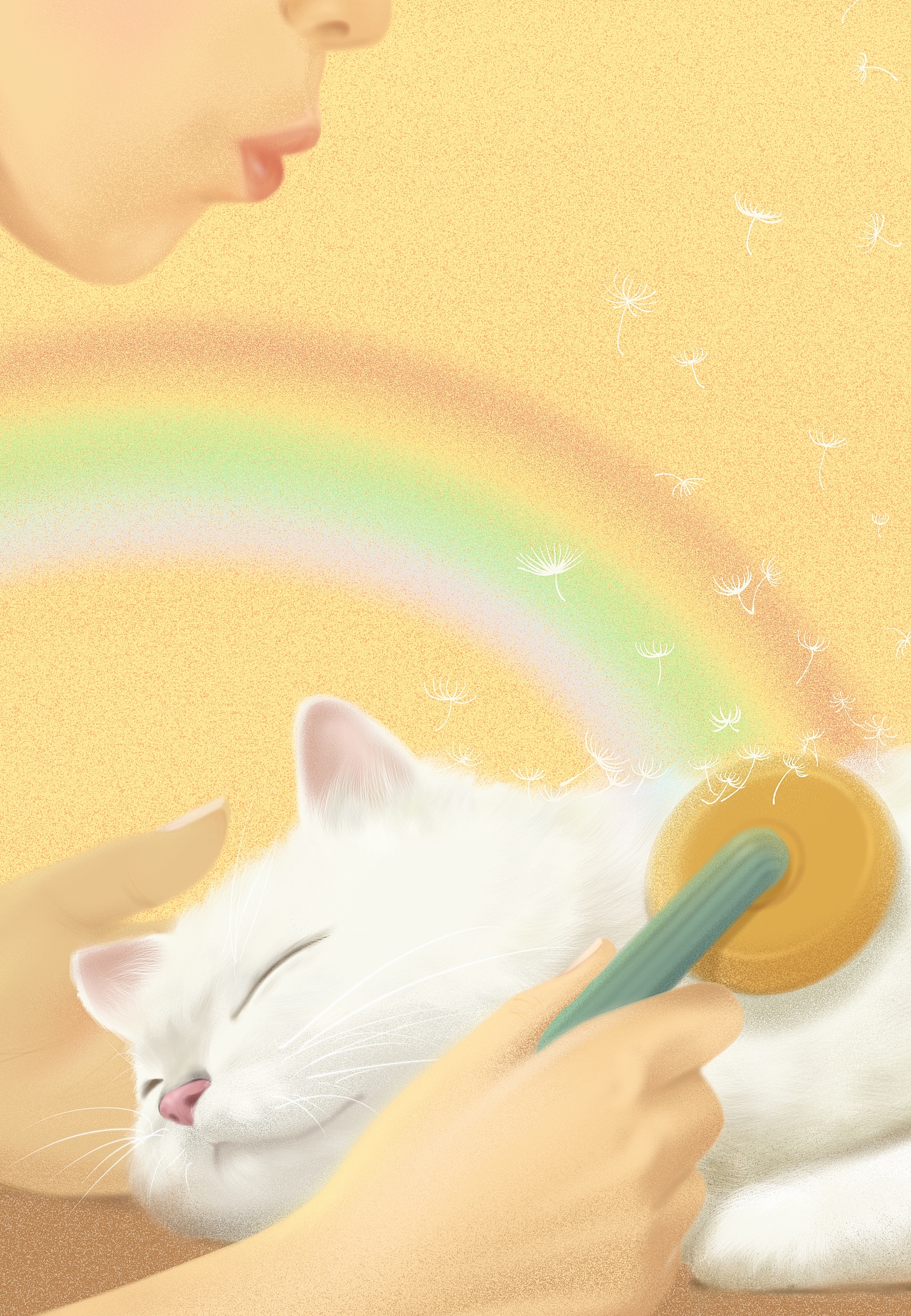 「我在这里」——猫咪系列（图ZMjk5MDQ3MDcy） - 艺术插画 - 站酷设计师Gardenia栀子原创素材 - 站酷ZCOOL