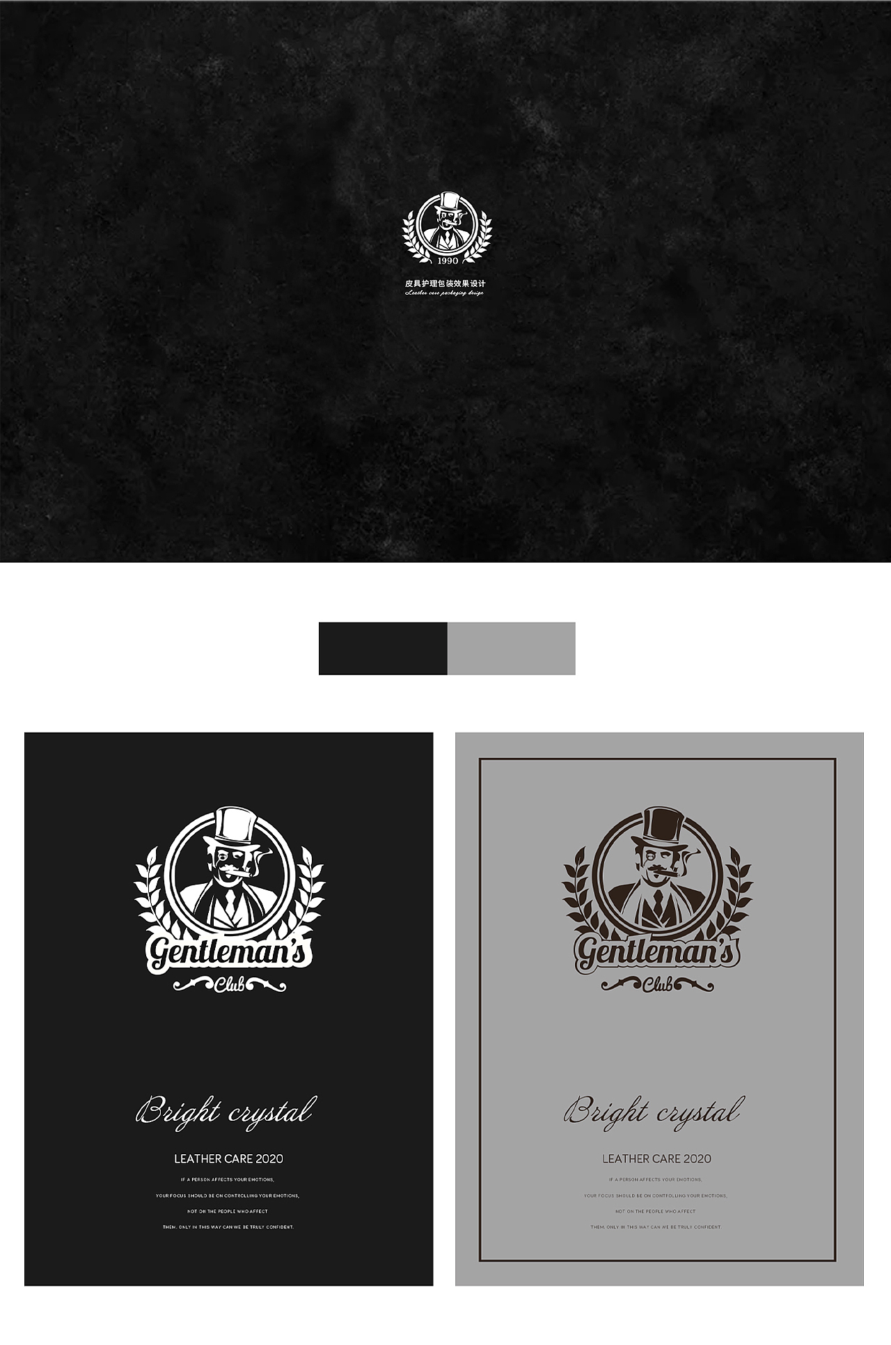 皮具护理/产品包装设计练习