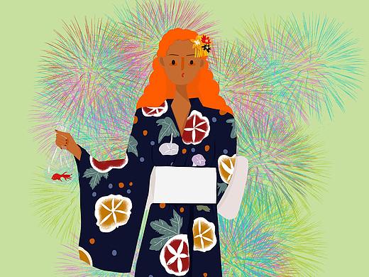 每日穿搭五（个人主页-ZMzkyNjY2MTY=） - 创作习作 - 站酷设计师别理这个双马尾原创素材 - 站酷ZCOOL