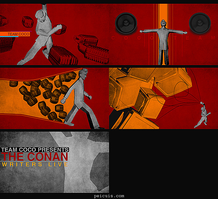 THE CONAN片头设计（图ZNTIzOTA0OA==） - 动画/影视 - 站酷设计师单车逃原创素材 - 站酷ZCOOL