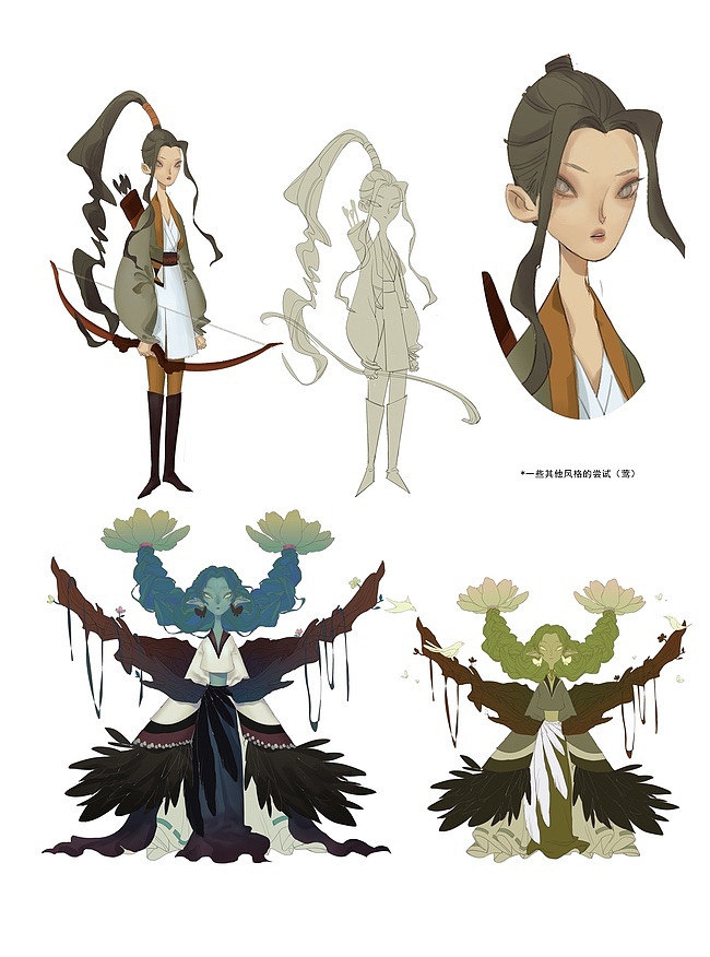 原创漫画《灵树之心》前期思路+人设+内页放出（图ZMTY4MTA4NTMy） - 短篇/格漫 - 站酷设计师七木Julywoods原创素材 - 站酷ZCOOL