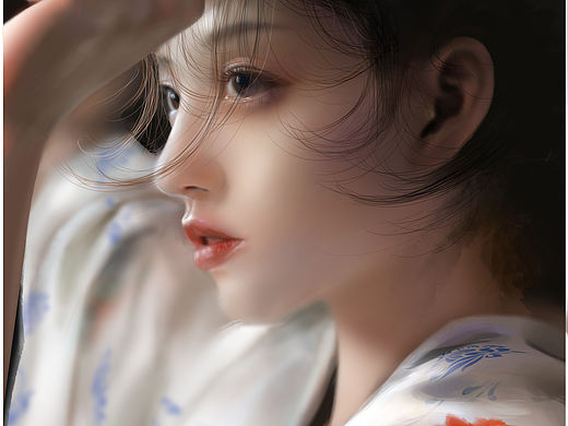 【照片写生】色彩肖像插画