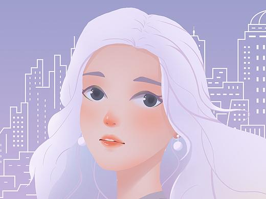 我的白发女孩