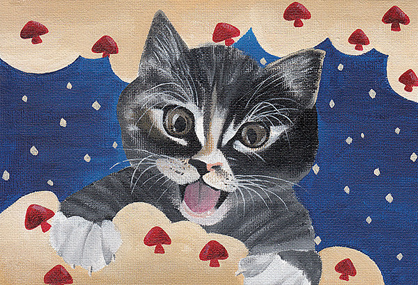 猫 · 流浪（图ZMTQ0Nzg3MDI4） - 艺术插画 - 站酷设计师青豆zoe原创素材 - 站酷ZCOOL