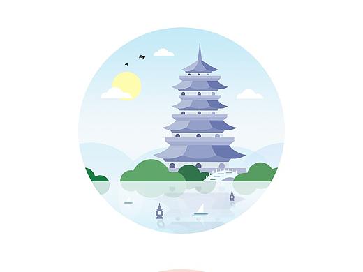 扁平化风景插画（2019-03-14）