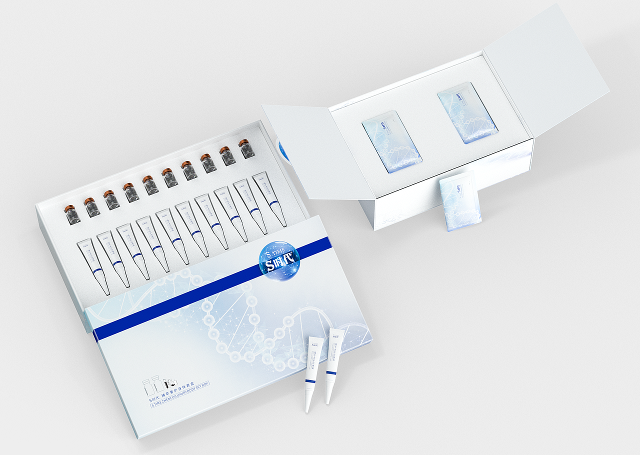 简单包装白底建模渲染