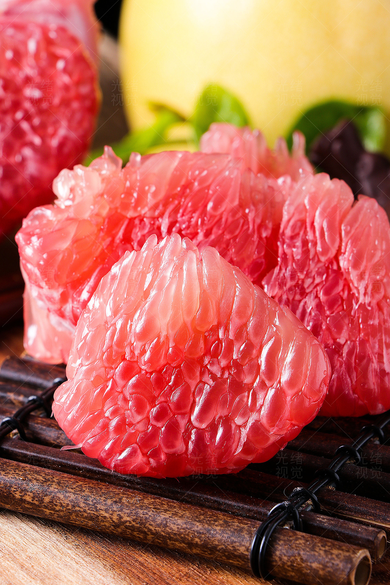 美味新鲜红心三红蜜柚 柚子 多肉多汁 香甜 自然美味