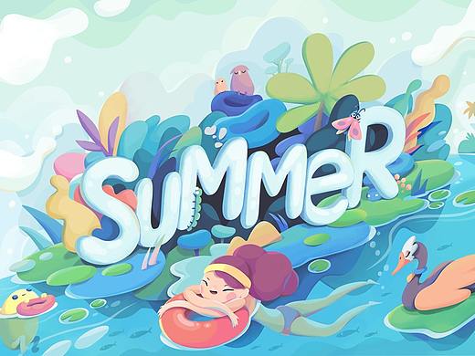 summer（個(gè)人主頁(yè)-ZMjcyNjg1MjQ=） - 創(chuàng)作習(xí)作 - 站酷設(shè)計(jì)師烏云邊的幸福線原創(chuàng)素材 - 站酷ZCOOL