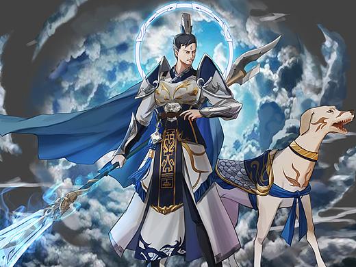 《战庭跃天》杨戬技能及三视图（个人主页-ZNTgzMjMyNjg=） - 独立游戏 - 站酷设计师十年不晚7630原创素材 - 站酷ZCOOL