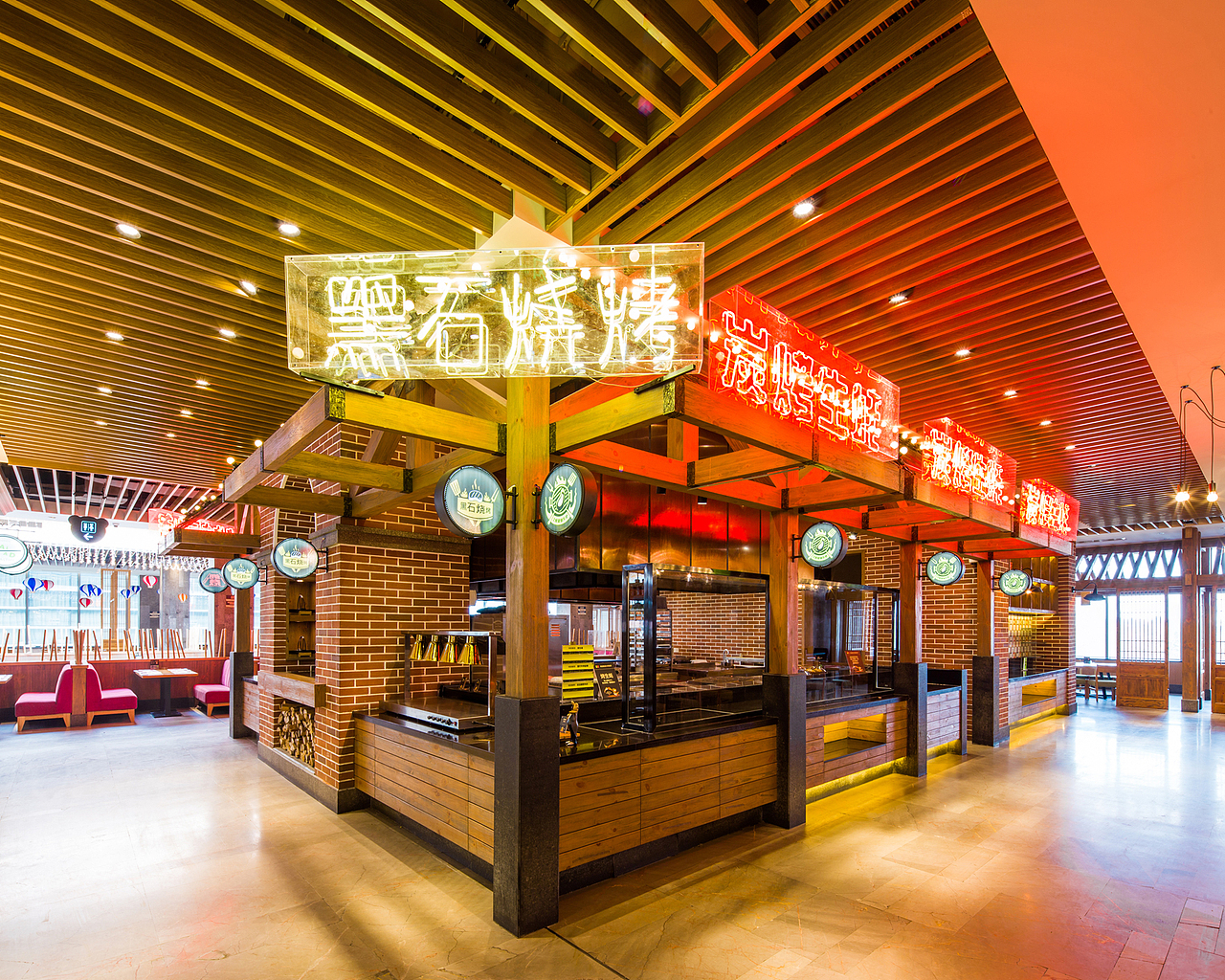熊猫餐谋环球海鲜自助餐厅空间设计—BSD壹晟空间设计
