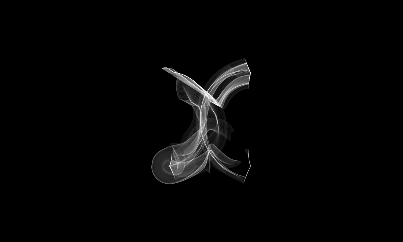 [烟雾字] - 系列-字母/数字/符号-特效-字体设计