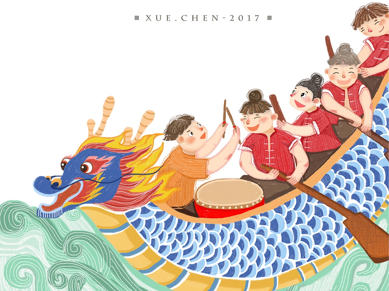 《中国民俗故事》插图|插画|商业插画|chenxue0816_原创作品-站酷