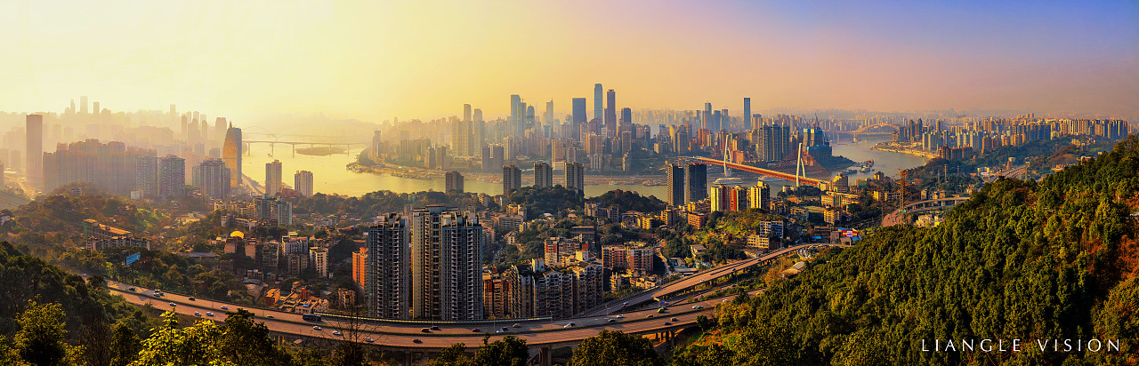 背靠一棵树看夕阳下的重庆（图ZMTAxOTQ2ODIw） - 风光摄影 - 站酷设计师亮了视觉原创素材 - 站酷ZCOOL