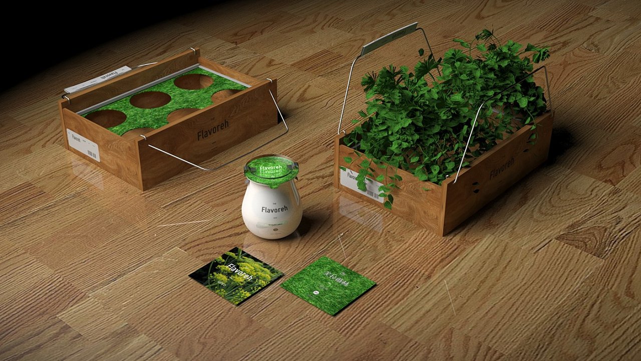 flavoreh-酸奶循环包装设计