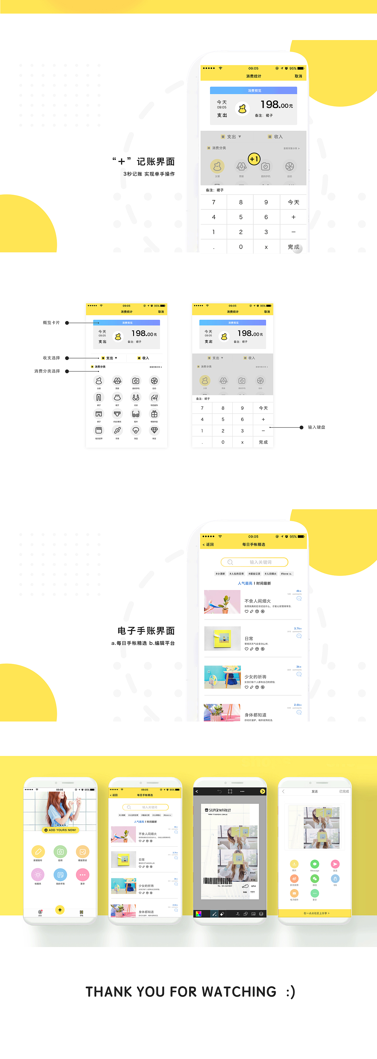 点点app UI设计（图ZOTY0Mzc0ODg=） - APP界面 - 站酷设计师梁稳赢原创素材 - 站酷ZCOOL