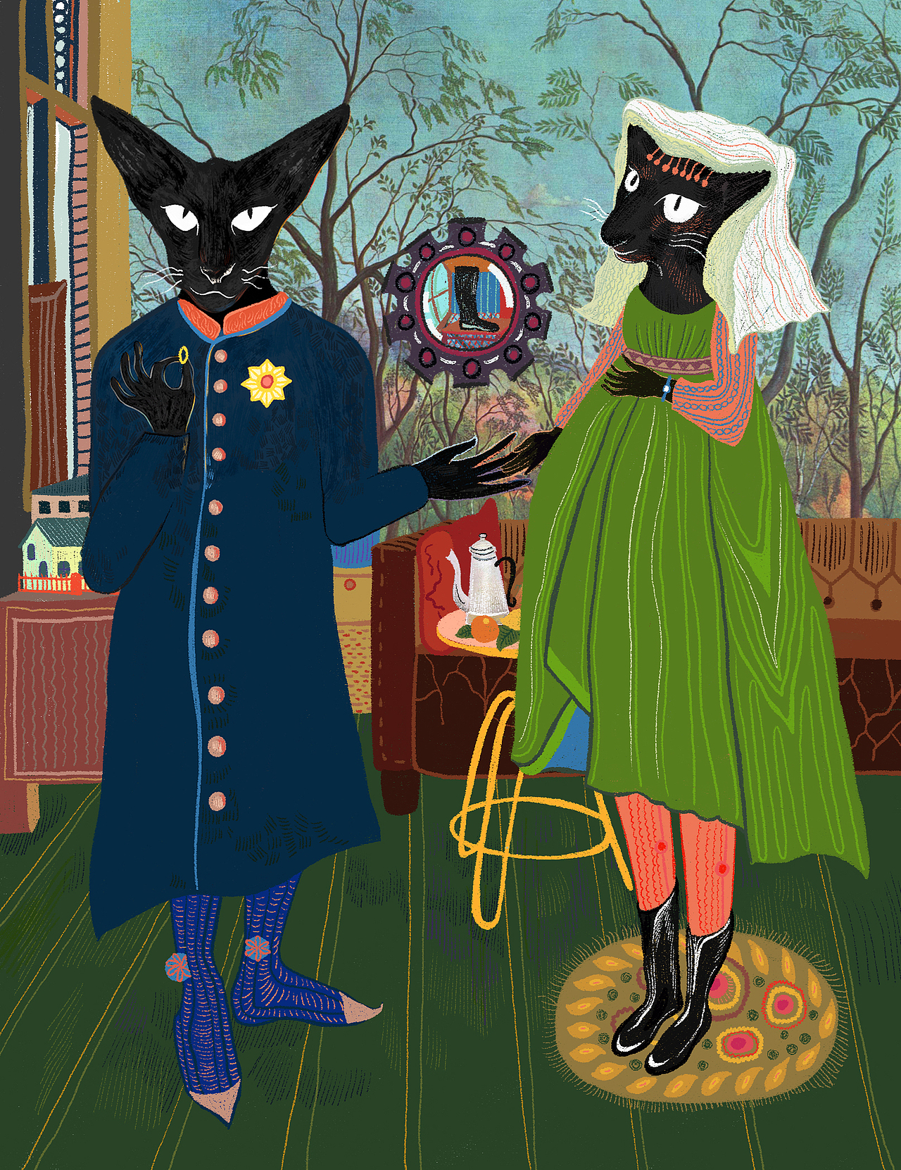 双联画：黑色影像（图ZMTg0NzA3NDA0） - 商业插画 - 站酷设计师祛魅研究所原创素材 - 站酷ZCOOL