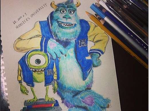 monsters university（个人主页-ZMzE2OTkzNg==） - 创作习作 - 站酷设计师lanxiao蓝晓原创素材 - 站酷ZCOOL
