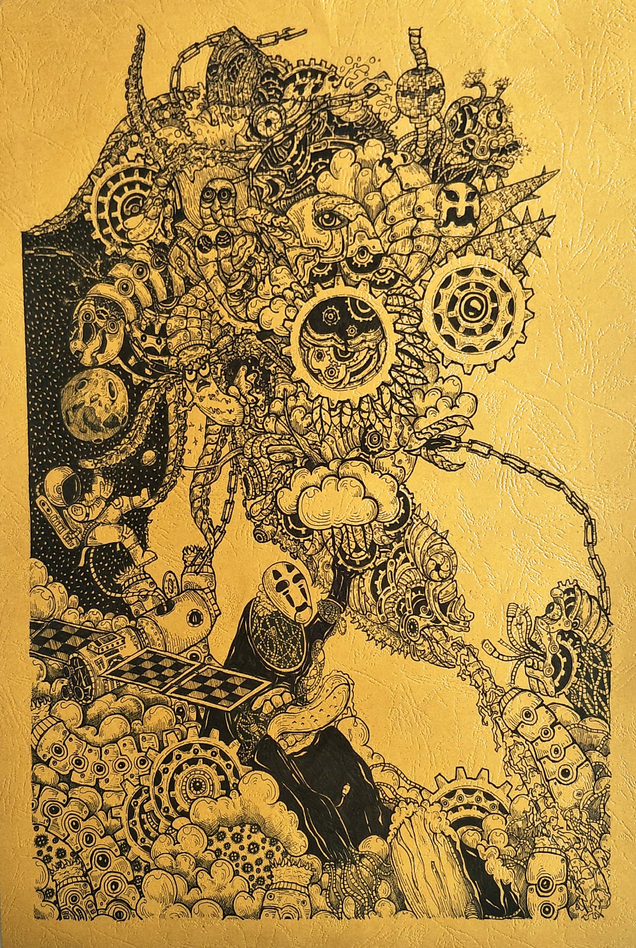 机械齿轮设计|插画|创作习作|李酱儿 - 原创作品 - 站酷 (zcool)