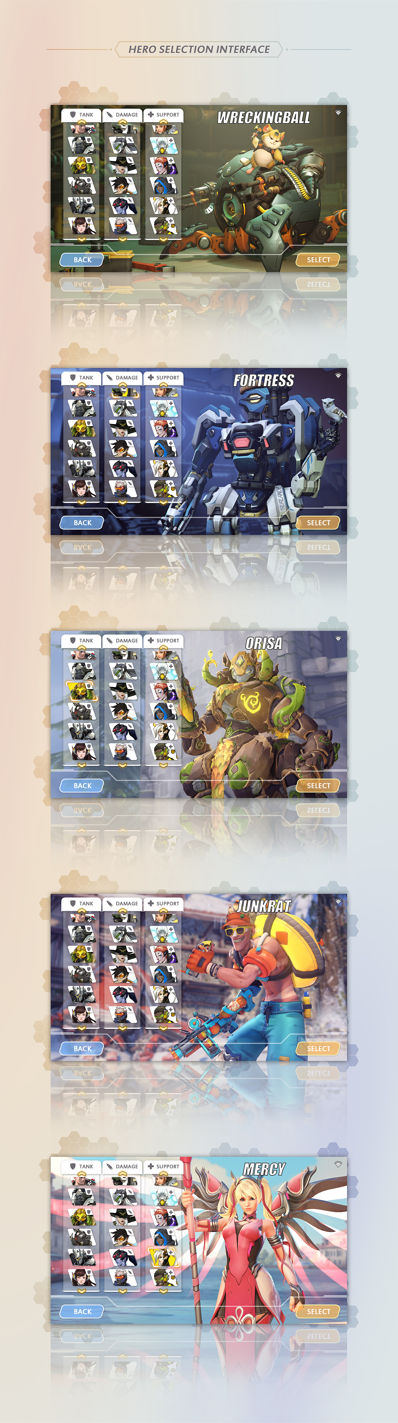 个人作品-《Overwatch》(2019)(图ZMTQ3MjY3MzI0) - 游戏UI - 站酷设计师S_Leaf原创素材 - 站酷ZCOOL