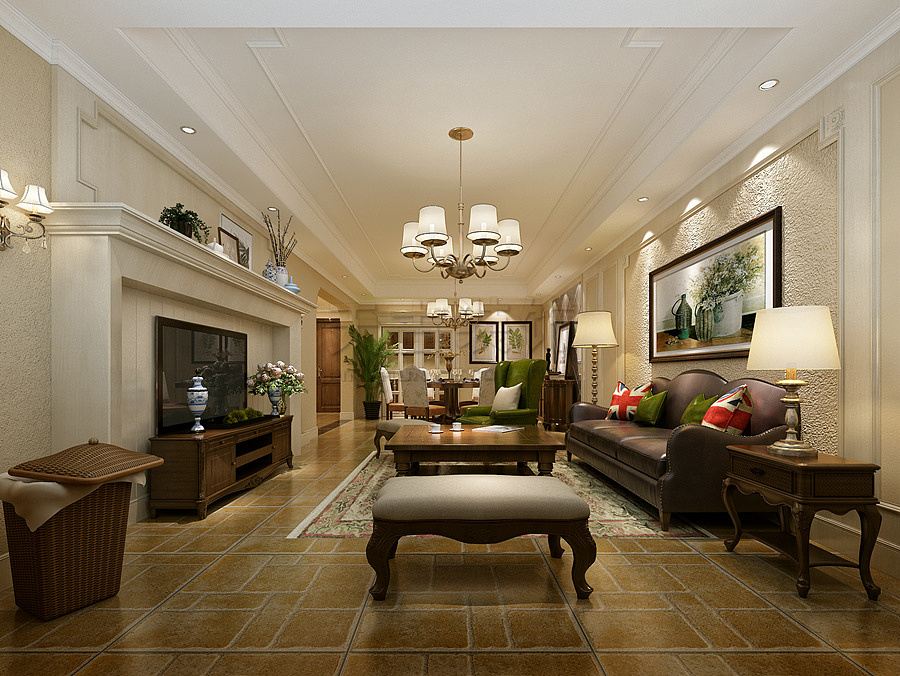 重庆雍华府洋房装修|雍华府设计效果图|雍华府装修案例