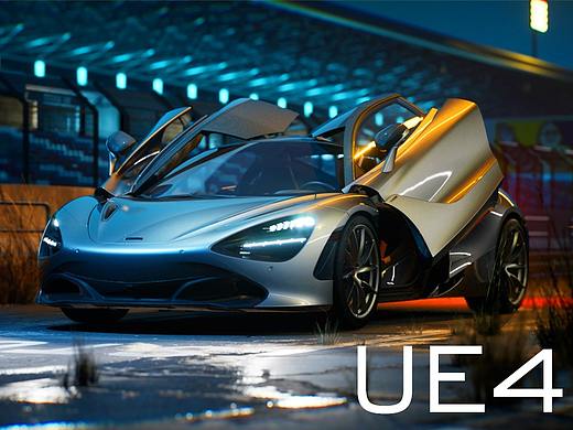 Mclaren 720s UE4 Raytracing