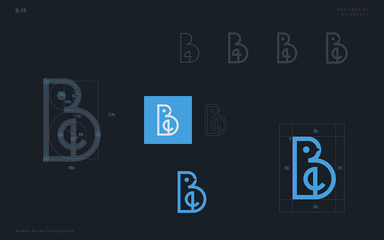 LOGO设计-By&For B4-01