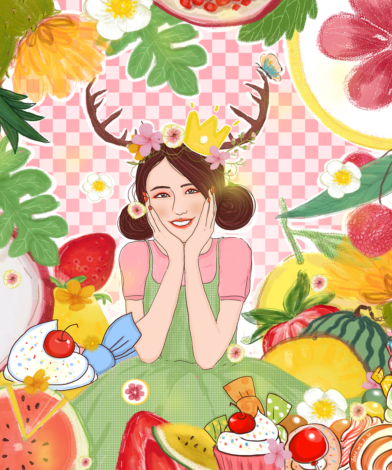 2016年回顾（图ZNjc2NjM0NTY=） - 新锐潮流插画 - 站酷设计师撑着伞原创素材 - 站酷ZCOOL