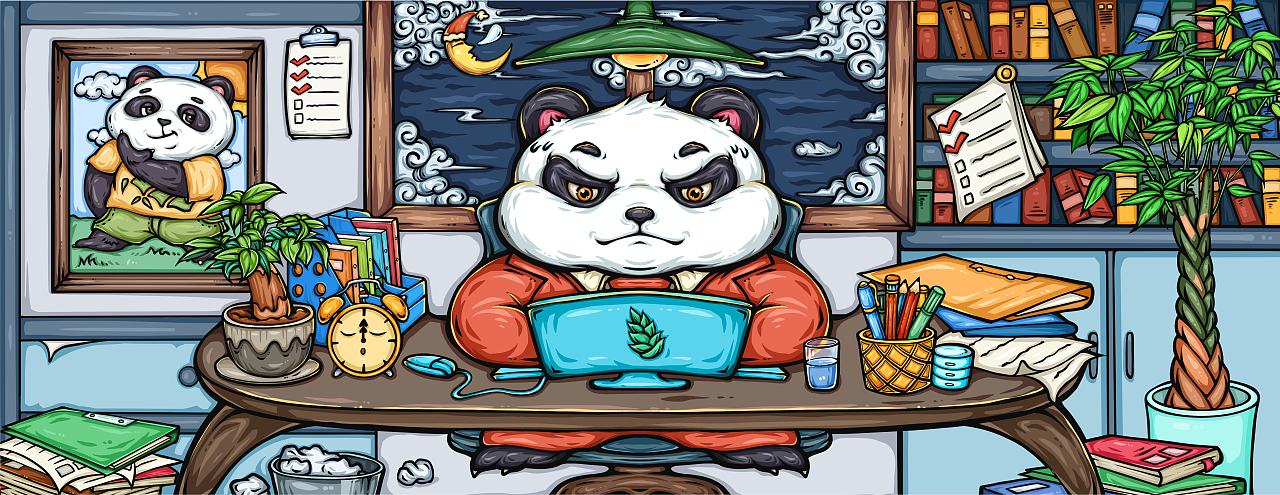 国潮插画（图ZMjgwNzA1OTYw） - 商业插画 - 站酷设计师一条仙人掌原创素材 - 站酷ZCOOL