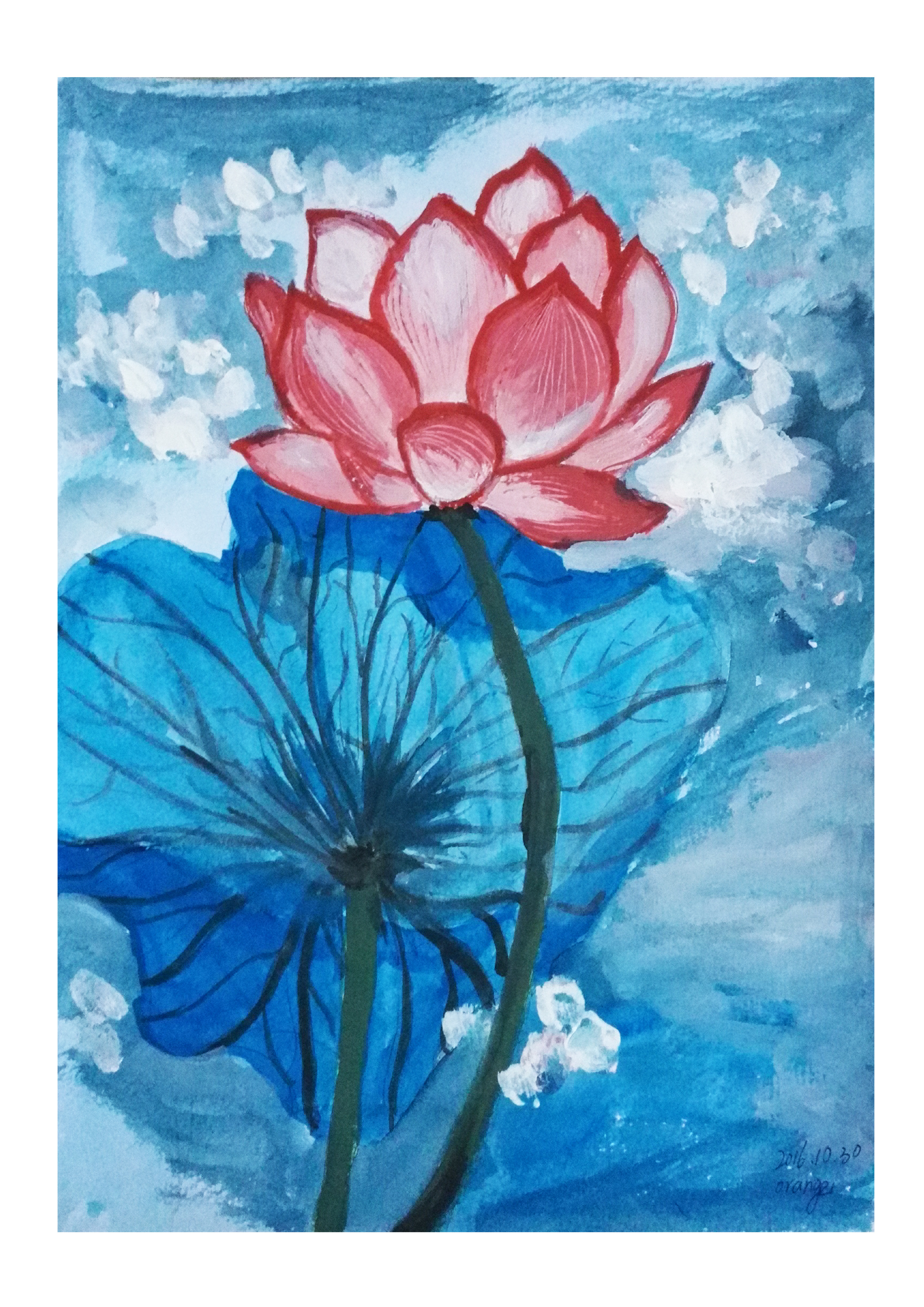 蓝色系列-水彩|插画|插画习作|桔桔桔o - 原创作品 - 站酷 (zcool)