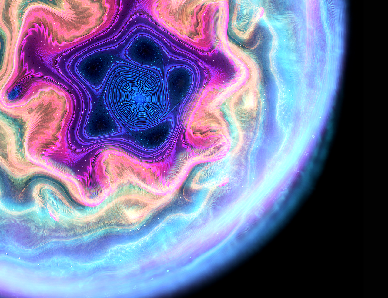 我的分形宇宙系列之漩涡世界