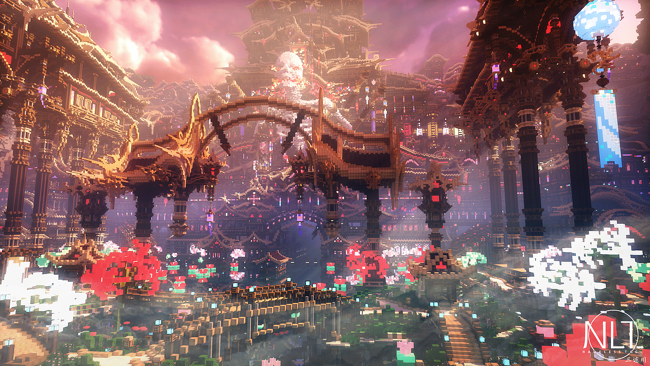 體素-C4D渲染超大型东亚幻想场景系列—by NamelessTag